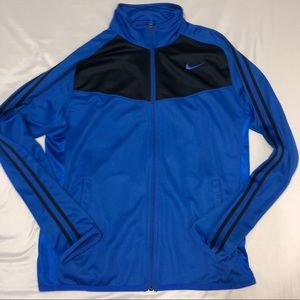 BLUE & BLACK NIKE JACKET